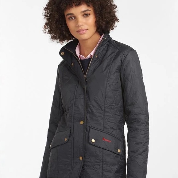 Barbour Cavalry Polarquilt Jacket in Navy - Picture 7 of 9